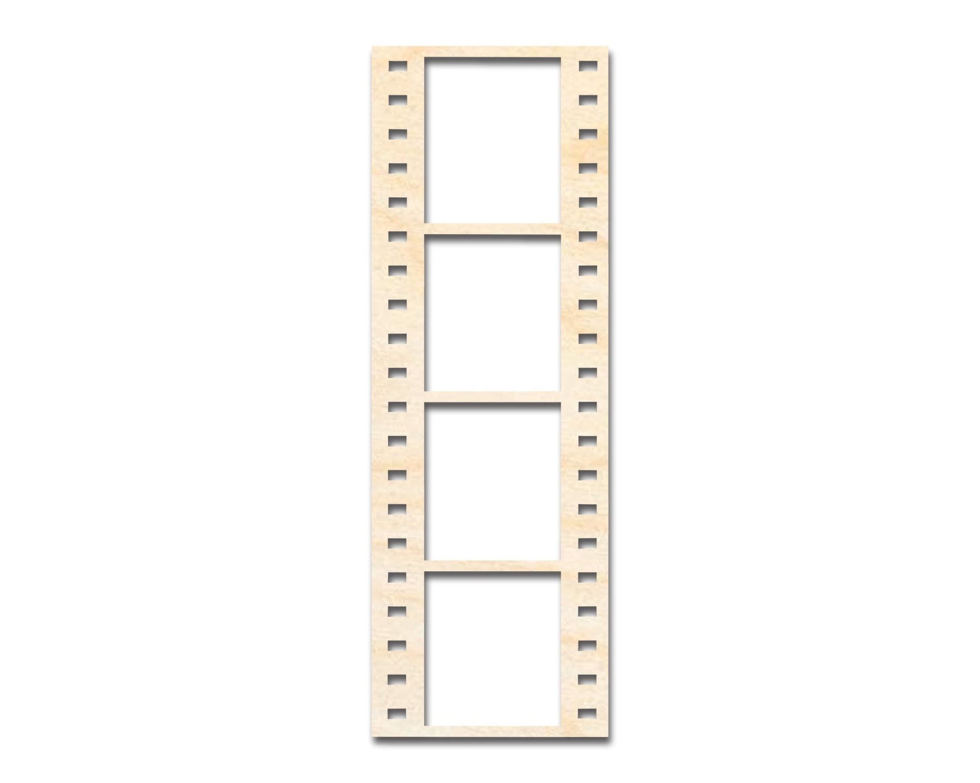 Unfinished Wood Film Strip Shape | DIY Craft Cutout | up to 46" DIY - NameSigns.com