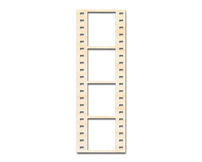 Unfinished Wood Film Strip Shape | DIY Craft Cutout | up to 46" DIY - NameSigns.com