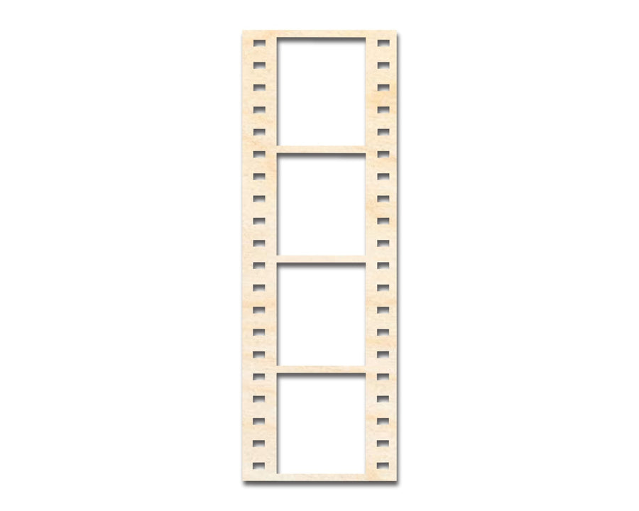 Unfinished Wood Film Strip Shape | DIY Craft Cutout | up to 46" DIY - NameSigns.com