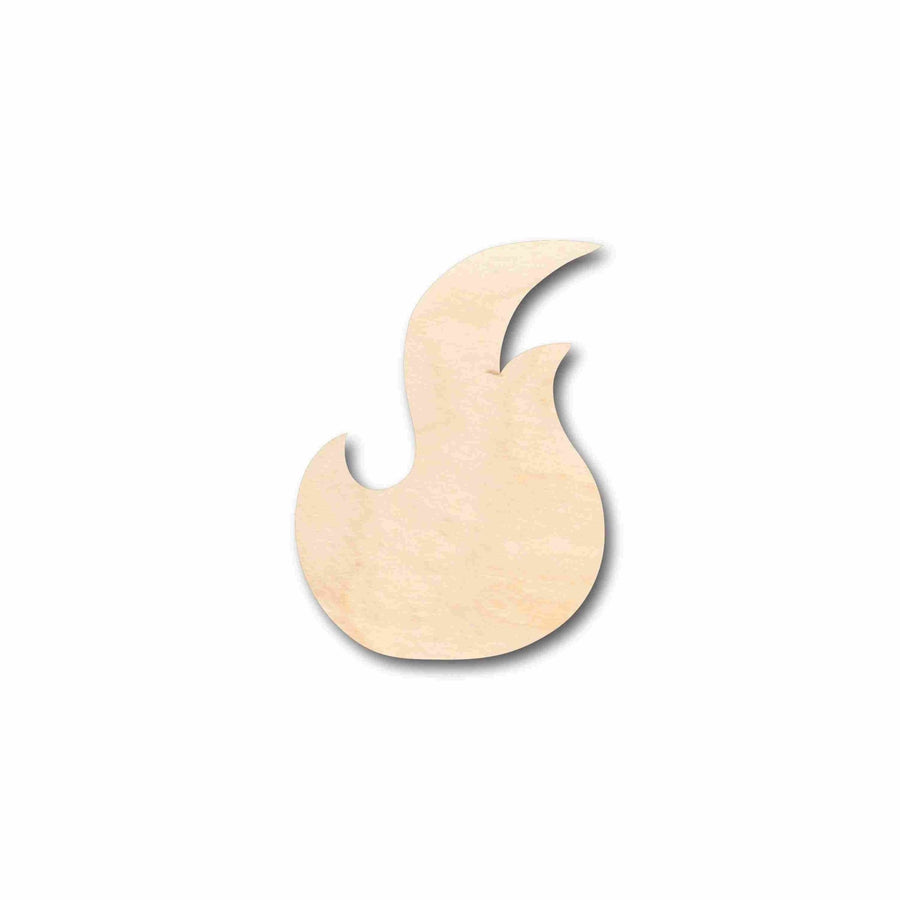Unfinished Wood Fire Element Silhouette - Craft - up to 46" DIY - NameSigns.com