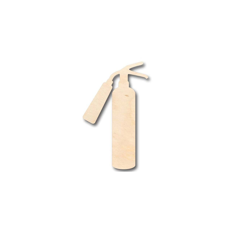 Unfinished Wood Fire Extinguisher Shape - Firefighter - Craft - up to 46" DIY - NameSigns.com