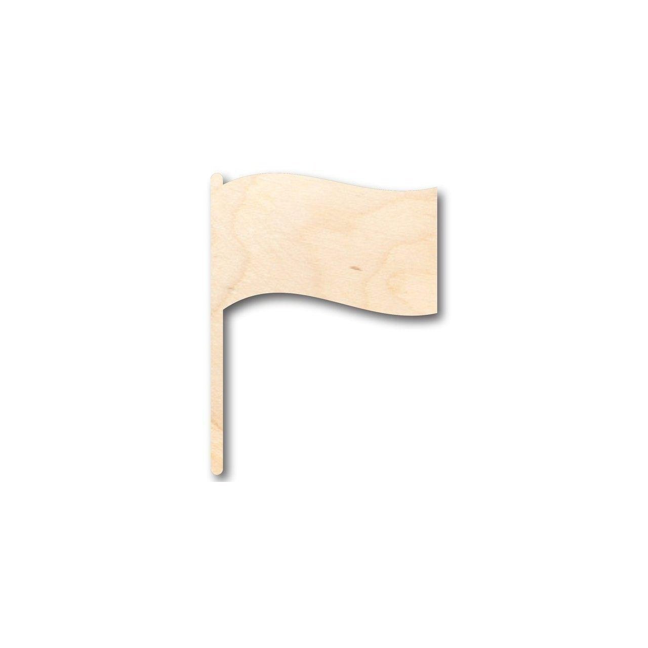 Unfinished Wood Flag Shape - Firefighter - Patriotic - 4th of July - Craft - up to 46" DIY - NameSigns.com