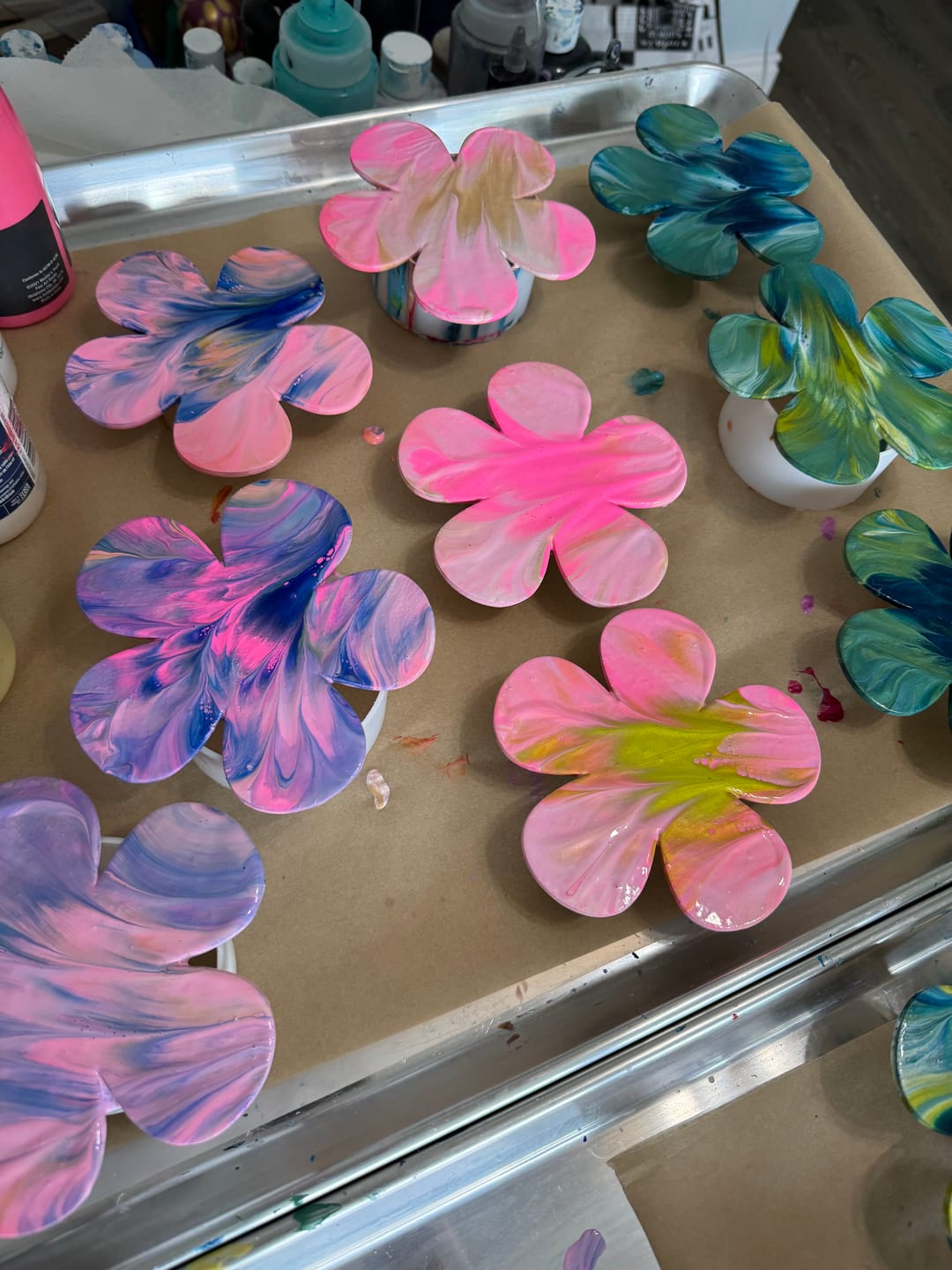 Unfinished Wood Flower Shape - Spring - Craft - up to 46" DIY - NameSigns.com