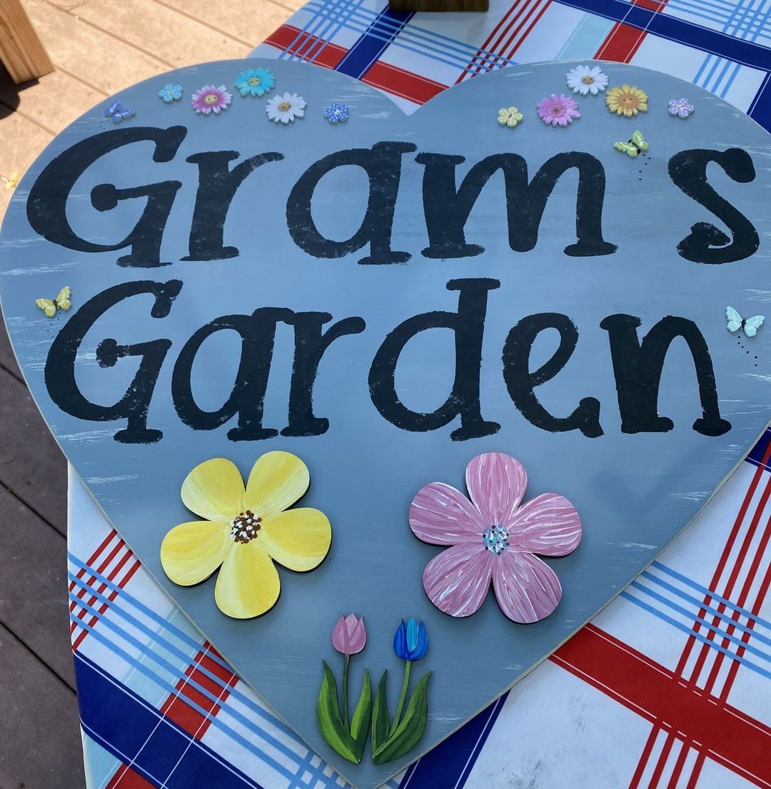 Unfinished Wood Flower Shape - Spring - Craft - up to 46" DIY - NameSigns.com