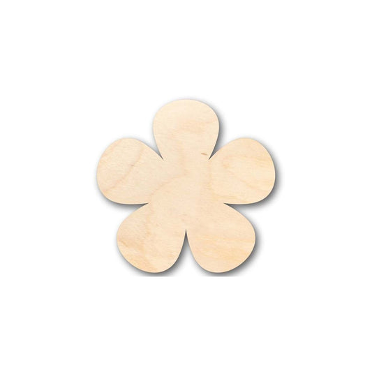 Unfinished Wood Flower Shape - Spring - Craft - up to 46" DIY - NameSigns.com