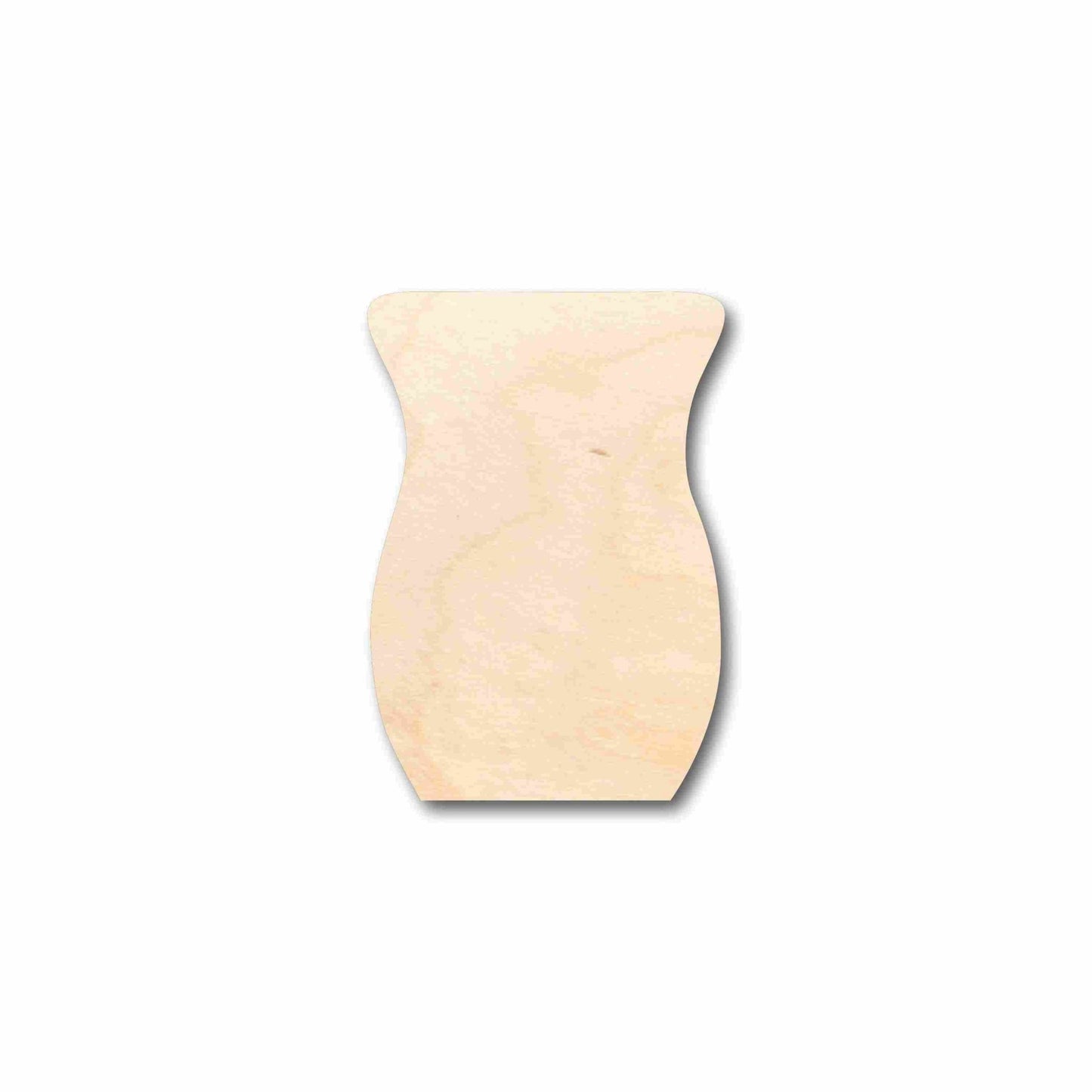 Unfinished Wood Flower Vase Silhouette - Craft - up to 46" DIY - NameSigns.com