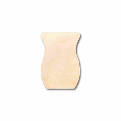 Unfinished Wood Flower Vase Silhouette - Craft - up to 46" DIY - NameSigns.com