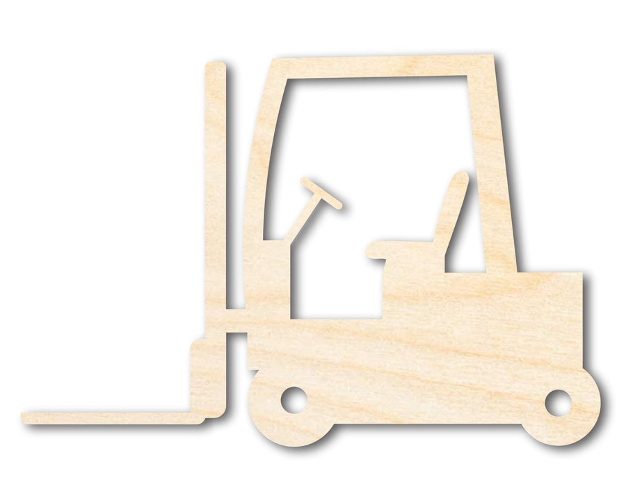 Unfinished Wood Fork Lift Shape | DIY Craft Cutout | up to 46" DIY - NameSigns.com