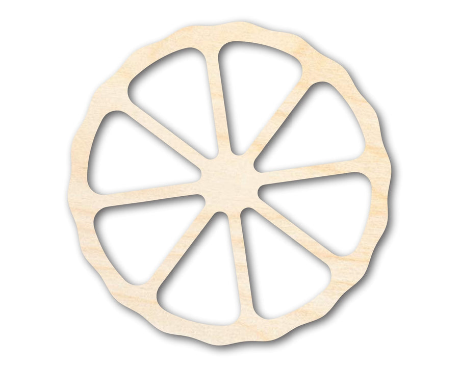 Unfinished Wood Fruit Slice Shape | DIY Craft Cutout | up to 46" DIY - NameSigns.com