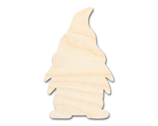 Unfinished Wood Garden Gnome Silhouette - Craft - up to 46" DIY - NameSigns.com