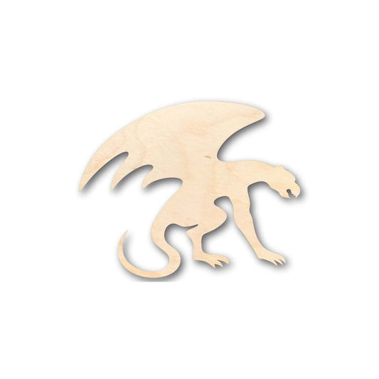 Unfinished Wood Gargoyle Shape - Architecture - Mythical Creature - Craft - up to 46" DIY - NameSigns.com