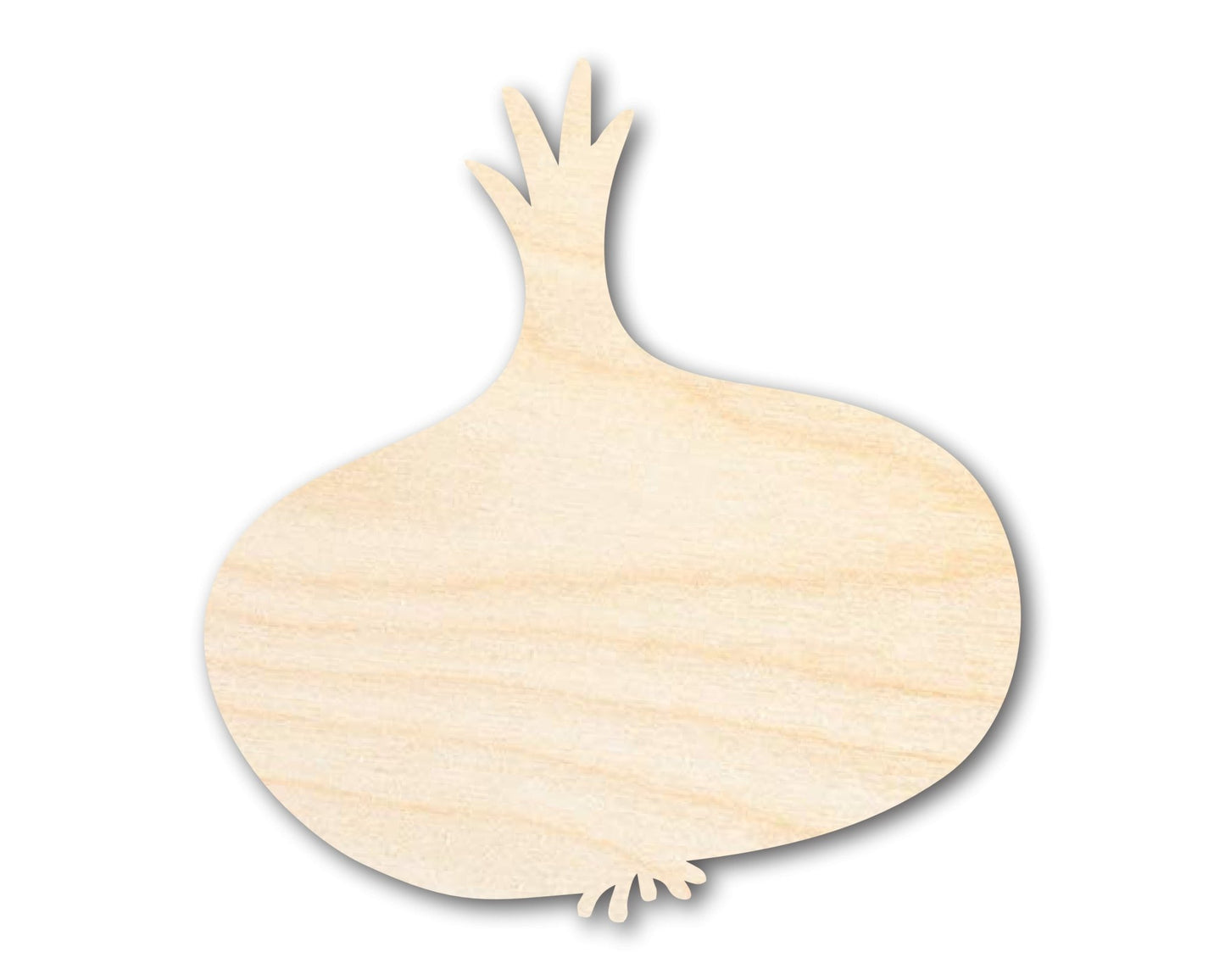 Unfinished Wood Garlic Shape | DIY Craft Cutout | up to 46" DIY - NameSigns.com