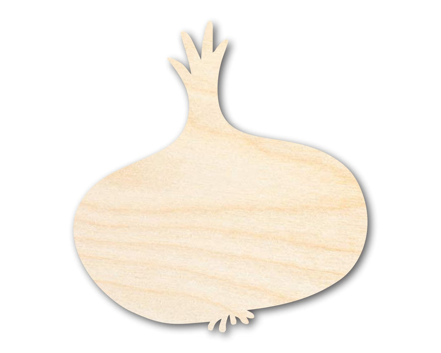 Unfinished Wood Garlic Shape | DIY Craft Cutout | up to 46" DIY - NameSigns.com