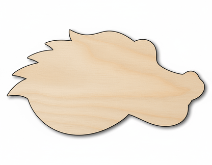 Unfinished Wood Gator Mascot Shape | DIY Craft Cutout | up to 46" DIY - NameSigns.com