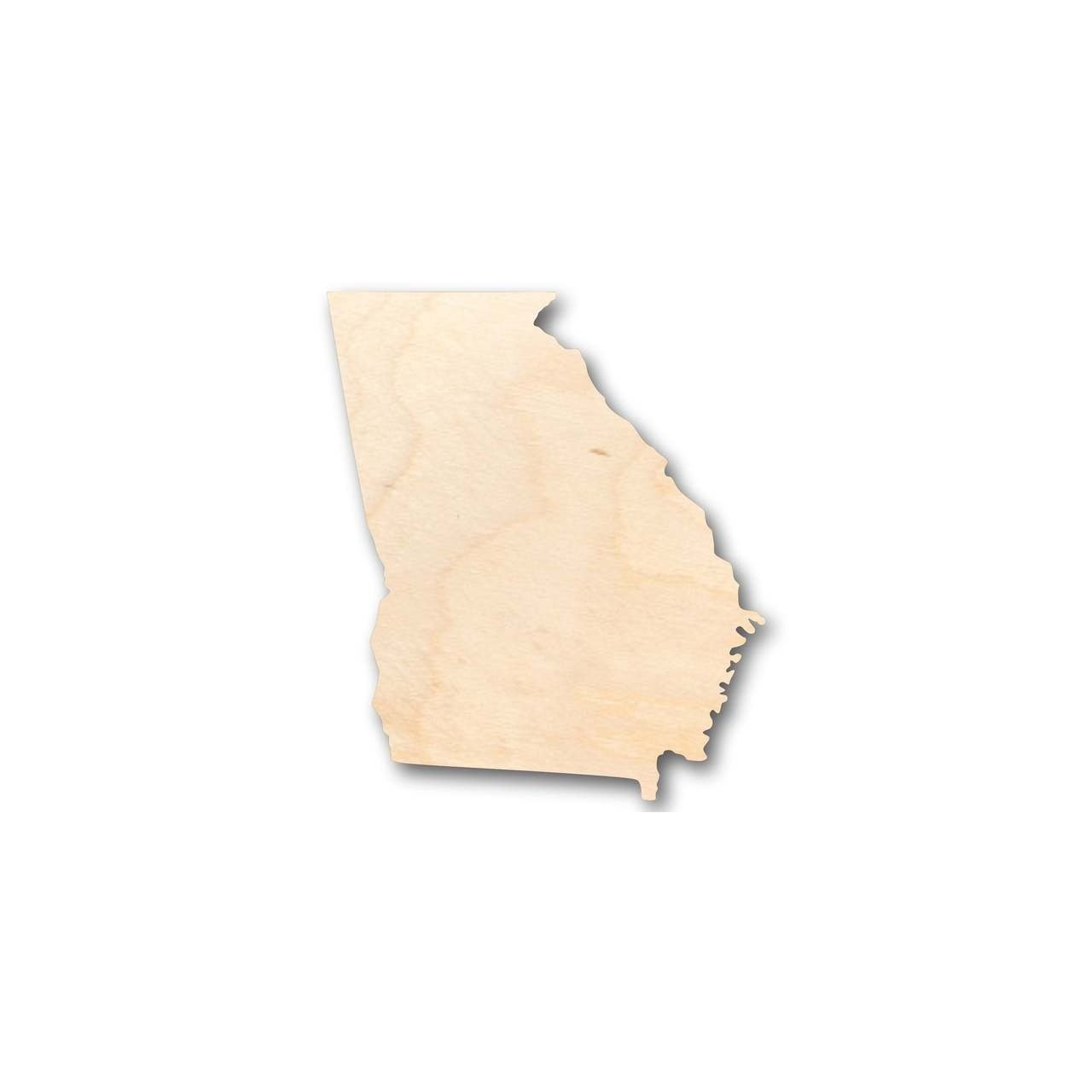Unfinished Wood Georgia Shape - State - Craft - up to 46" DIY - NameSigns.com