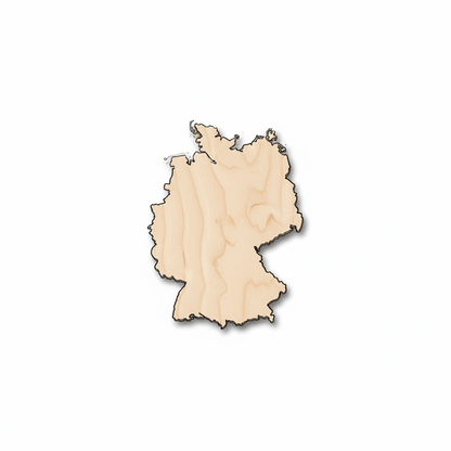 Unfinished Wood Germany Shape - Country - Craft - up to 46" DIY - NameSigns.com
