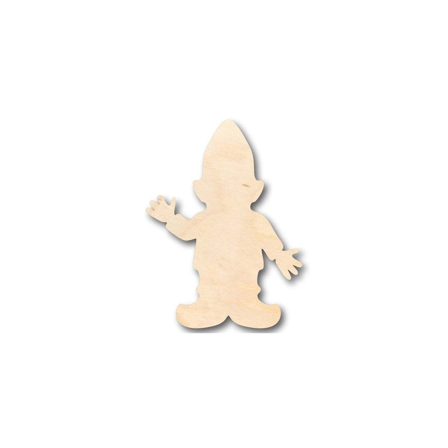 Unfinished Wood Gnome Shape - Garden - Mythical - Craft - up to 46" DIY - NameSigns.com