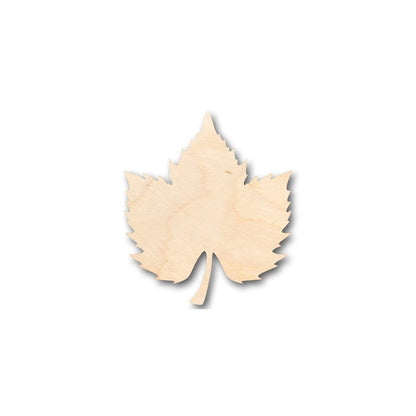Unfinished Wood Grape Leaf Shape - Fruit - Food - Craft - up to 46" DIY - NameSigns.com