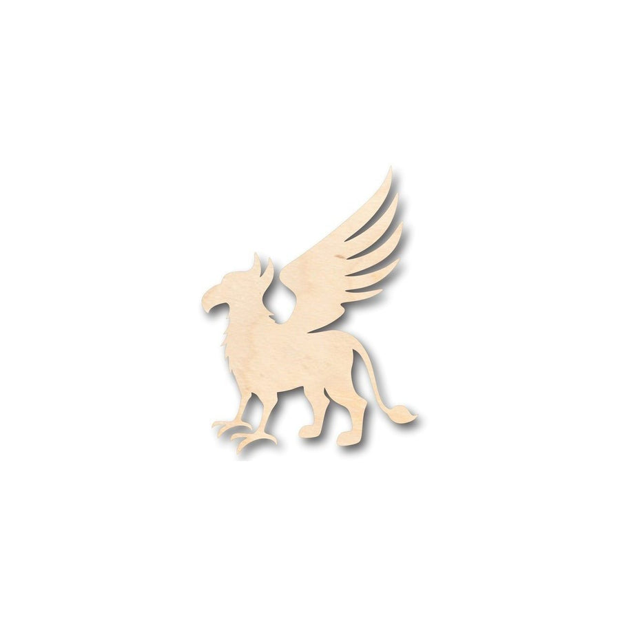 Unfinished Wood Griffin Shape - Mythical - Beast - Craft - up to 46" DIY - NameSigns.com