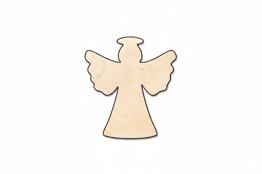 Unfinished Wood Halo Angel Shape - Craft - up to 46" DIY - NameSigns.com