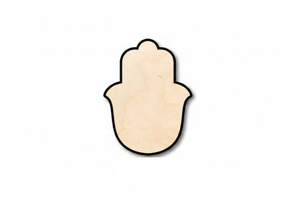 Unfinished Wood Hamsa Shape - Craft - up to 46" DIY - NameSigns.com