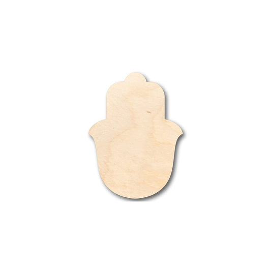 Unfinished Wood Hamsa Shape - Craft - up to 46" DIY - NameSigns.com