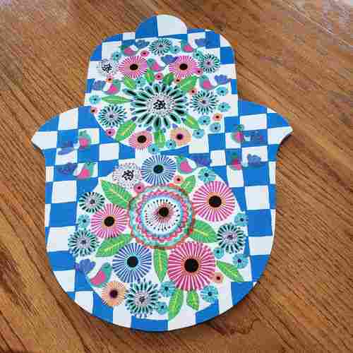 Unfinished Wood Hamsa Shape - Craft - up to 46" DIY - NameSigns.com