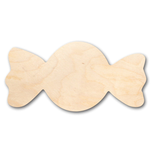 Unfinished Wood Hard Candy Shape - Craft - up to 46" DIY - NameSigns.com