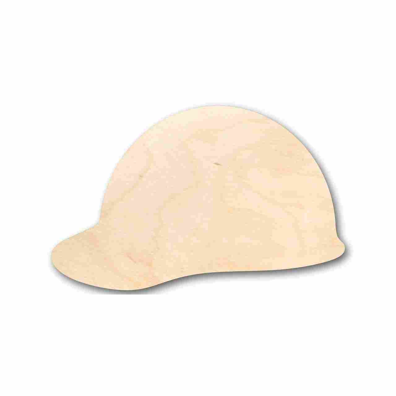 Unfinished Wood Hard Hat Shape - Construction - Tool - Craft - up to 46" DIY - NameSigns.com
