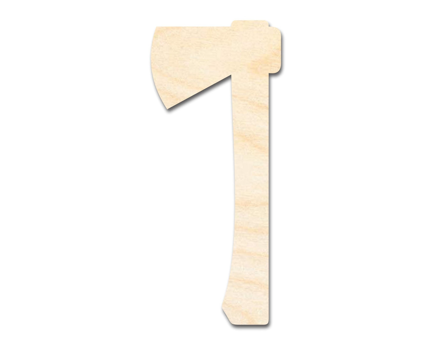 Unfinished Wood Hatchet Axe Shape | DIY Lumberjack Craft | Up to 36" - NameSigns.com