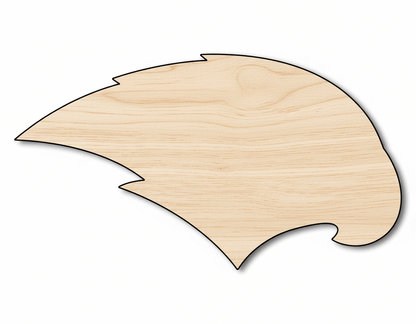 Unfinished Wood Hawk Mascot Shape | DIY Craft Cutout | up to 46" DIY - NameSigns.com