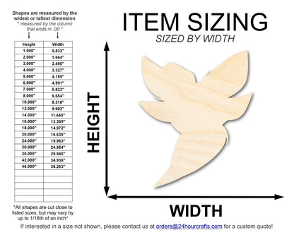 Unfinished Wood Hornet Mascot Shape | DIY Craft Cutout | up to 46" DIY - NameSigns.com