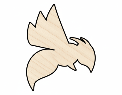 Unfinished Wood Hornet Mascot Shape | DIY Craft Cutout | up to 46" DIY - NameSigns.com