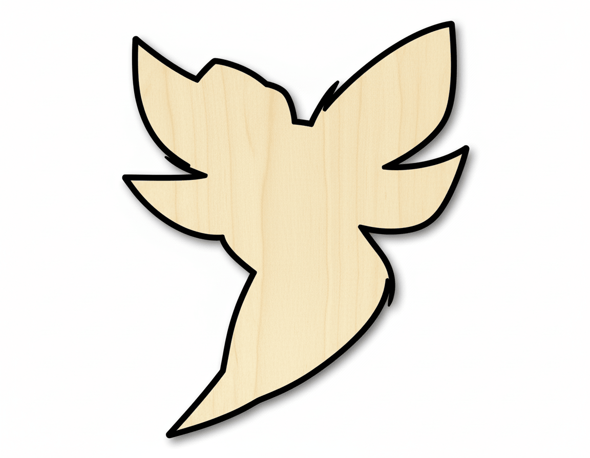 Unfinished Wood Hornet Mascot Shape | DIY Craft Cutout | up to 46" DIY - NameSigns.com