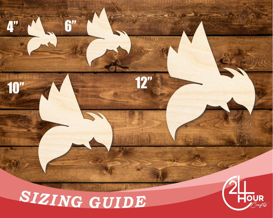 Unfinished Wood Hornet Mascot Shape | DIY Craft Cutout | up to 46" DIY - NameSigns.com