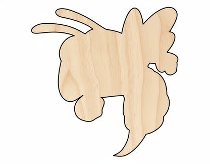 Unfinished Wood Hornet Mascot Shape | DIY Craft Cutout | up to 46" DIY - NameSigns.com