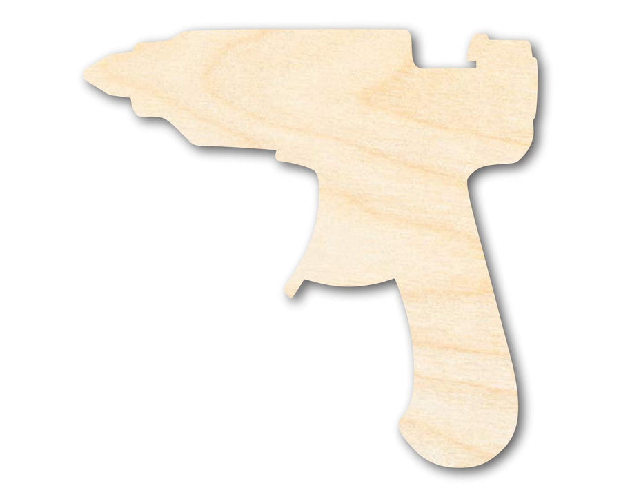 Unfinished Wood Hot Glue Gun Shape | DIY Craft Cutout | up to 46" DIY - NameSigns.com