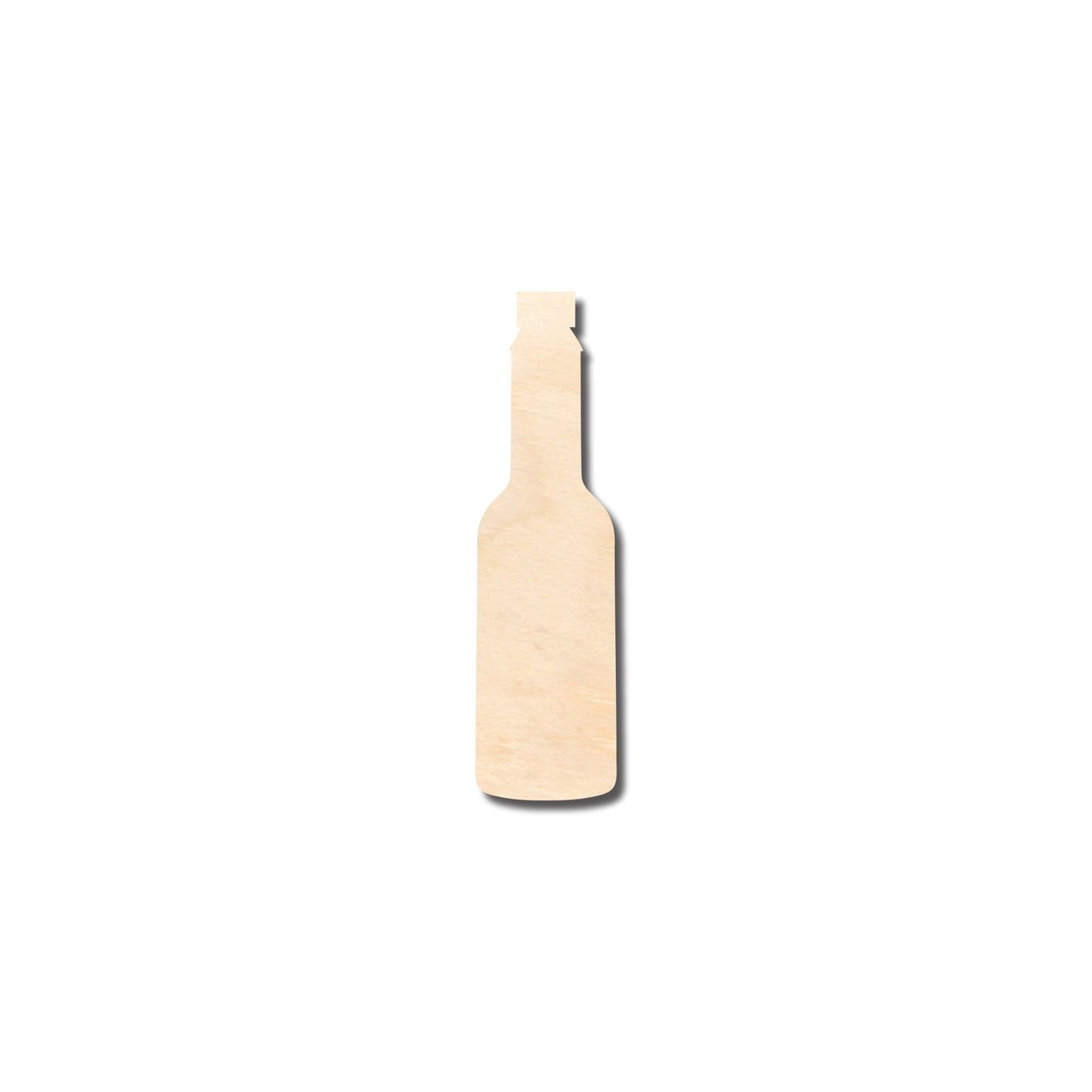 Unfinished Wood Hot Sauce Bottle Shape - Craft - up to 46" DIY - NameSigns.com