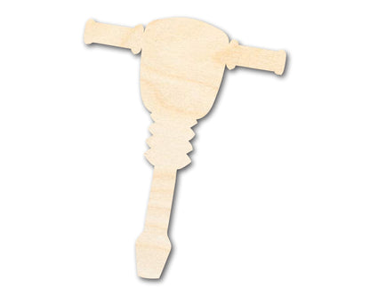 Unfinished Wood Jack Hammer Shape | DIY Craft Cutout | up to 46" DIY - NameSigns.com