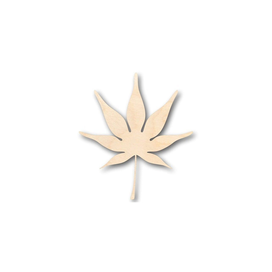 Unfinished Wood Japanese Maple Leaf Shape - Fall - Craft - up to 46" DIY - NameSigns.com