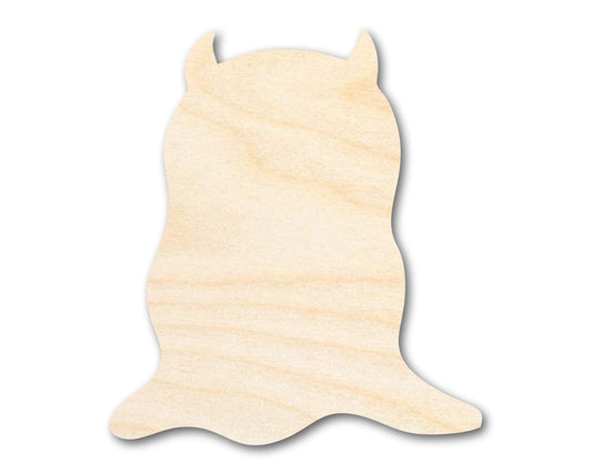 Unfinished Wood Jelly Monster Shape | DIY Craft Cutout | up to 46" DIY - NameSigns.com