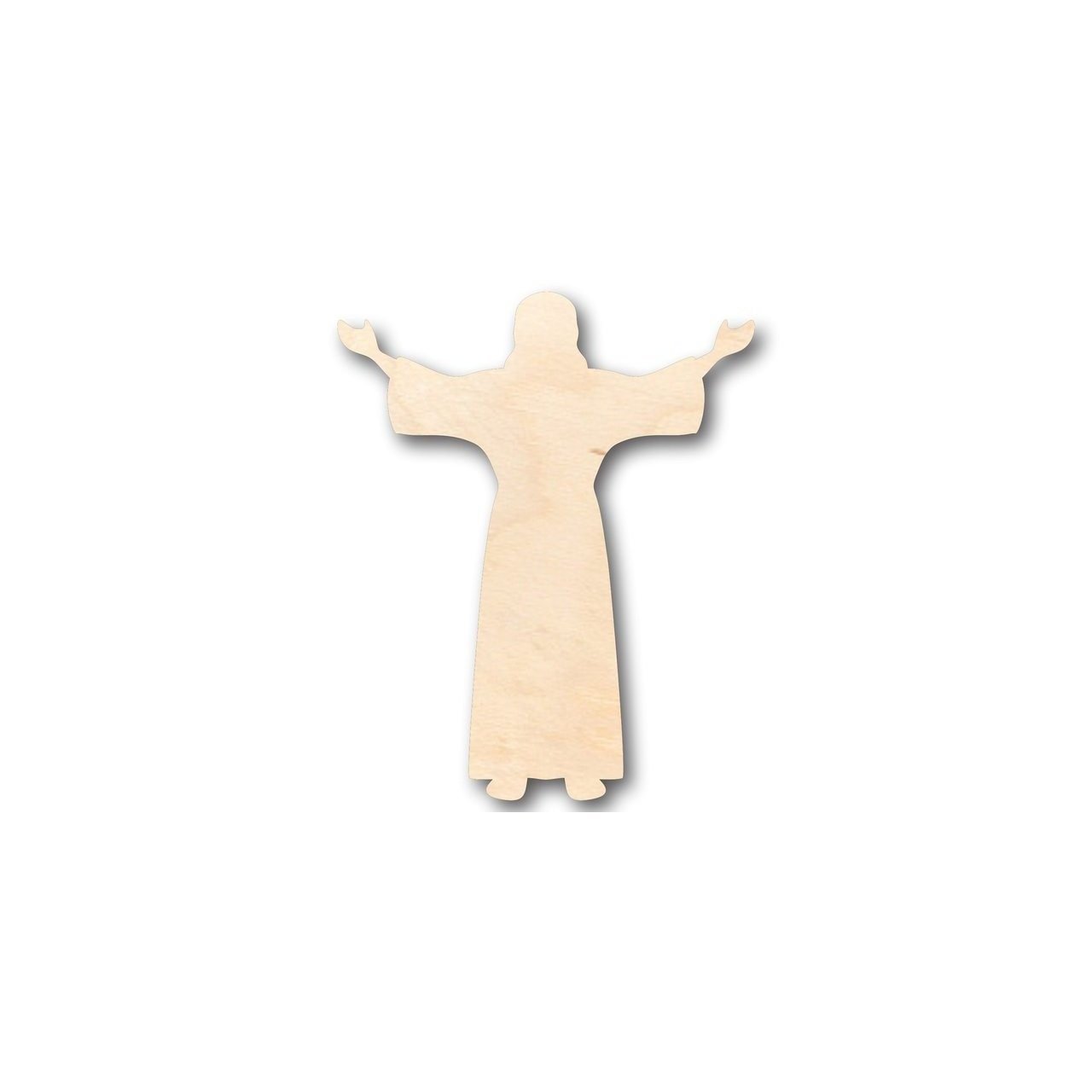 Unfinished Wood Jesus Preaching Shape - Easter - Christian - Craft - up to 46" DIY - NameSigns.com