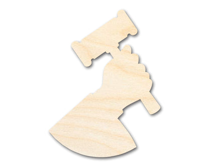 Unfinished Wood Judge Shape | DIY Craft Cutout | up to 46" DIY - NameSigns.com
