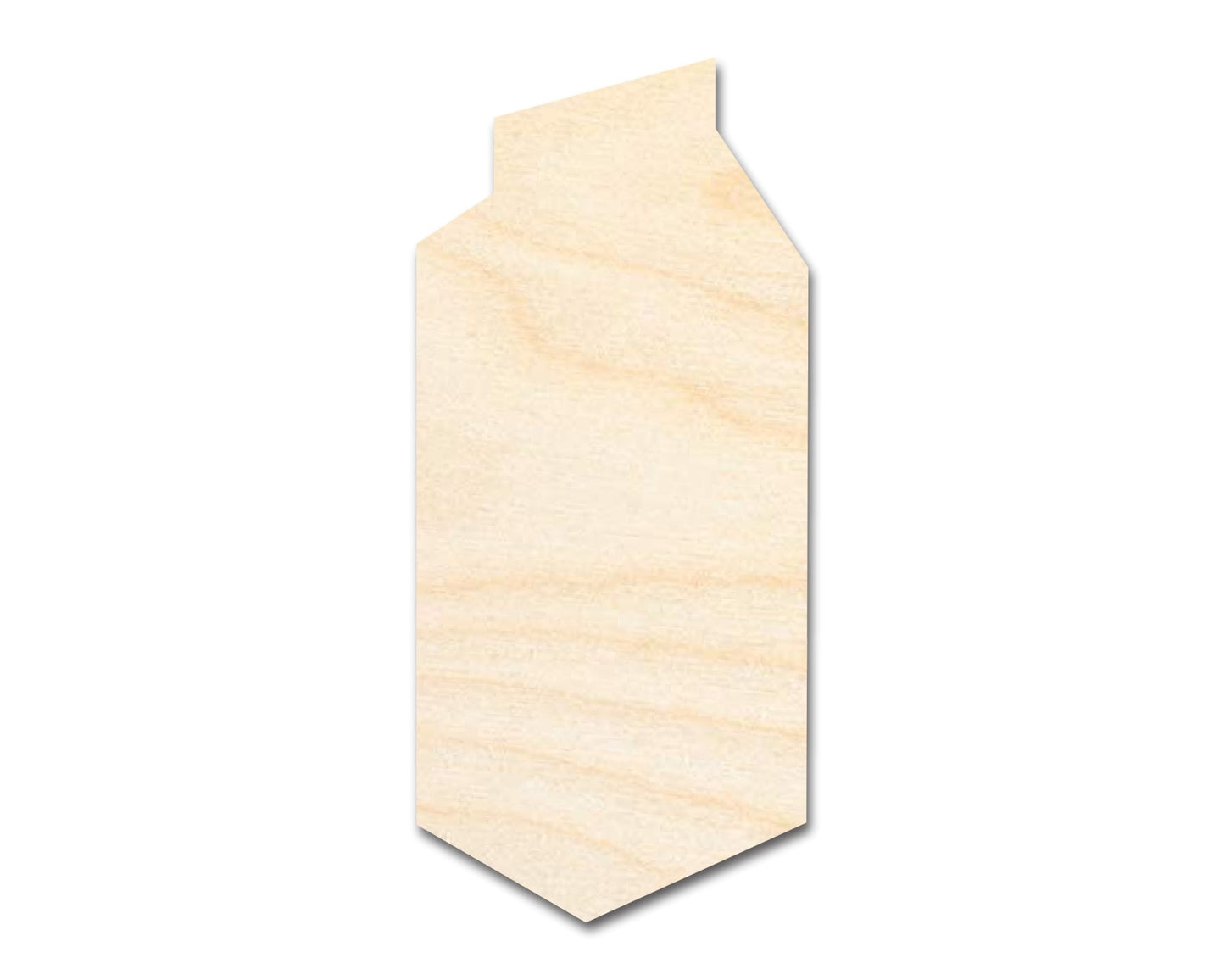 Unfinished Wood Juice Carton Shape | DIY Craft Cutout | up to 46" DIY - NameSigns.com