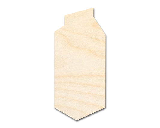 Unfinished Wood Juice Carton Shape | DIY Craft Cutout | up to 46" DIY - NameSigns.com