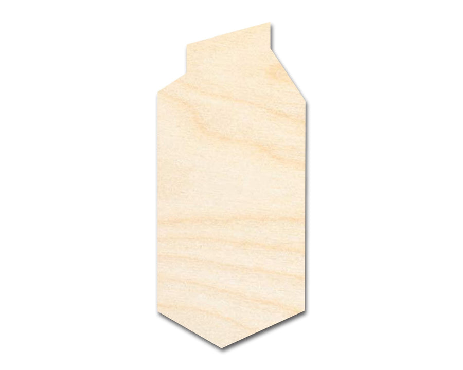 Unfinished Wood Juice Carton Shape | DIY Craft Cutout | up to 46" DIY - NameSigns.com