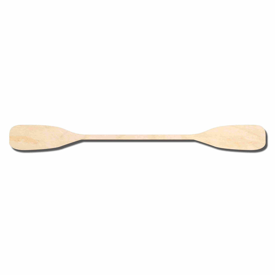 Unfinished Wood Kayak Oars Silhouette - Craft - up to 46" DIY - NameSigns.com