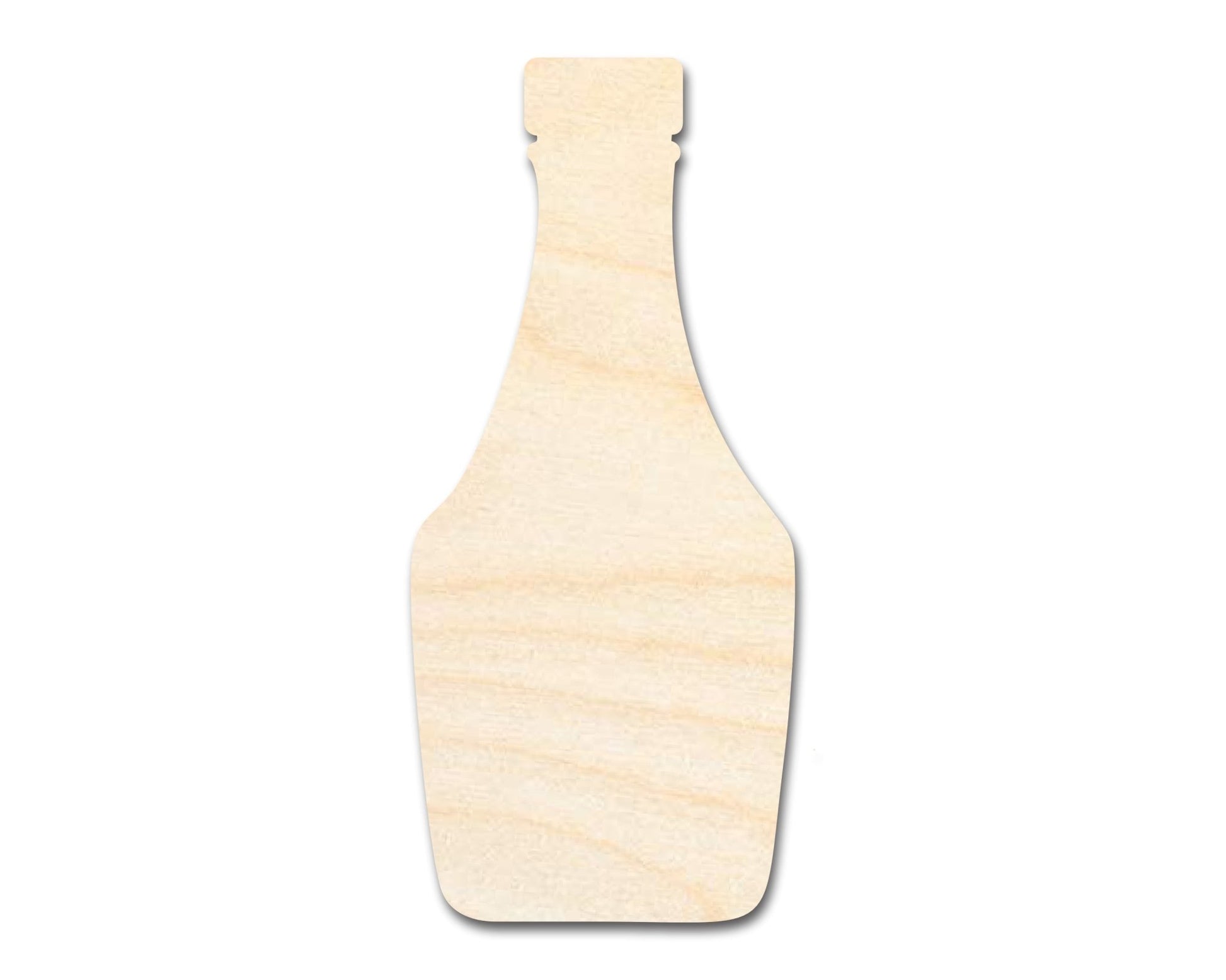 Unfinished Wood Ketchup Bottle Shape | Craft Cutout | up to 46" DIY - NameSigns.com