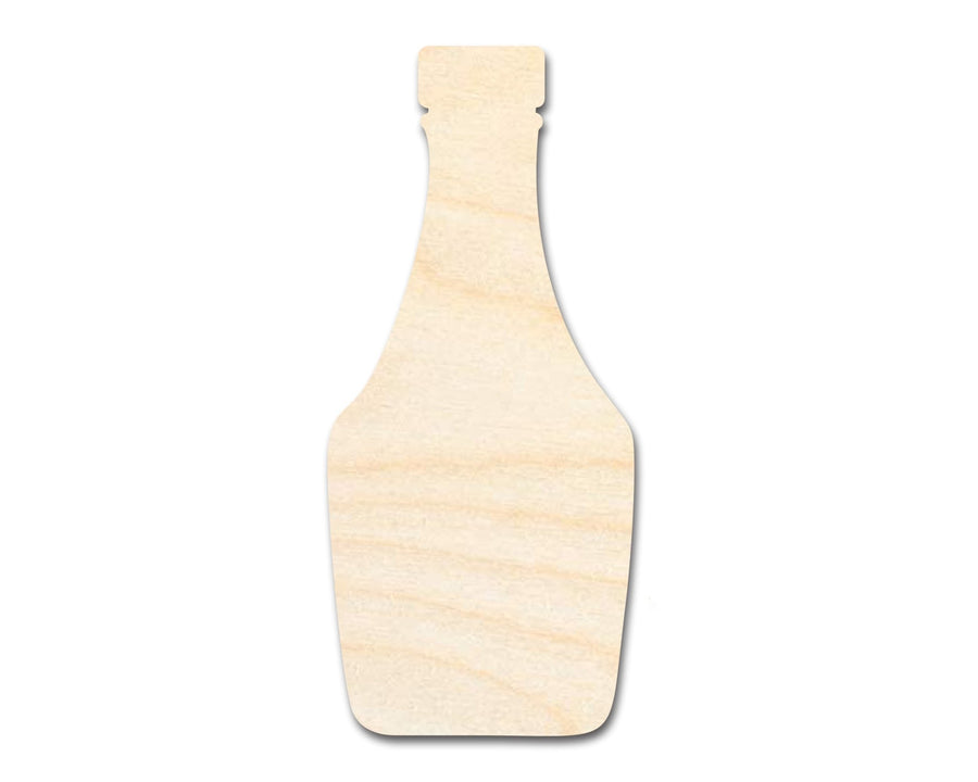 Unfinished Wood Ketchup Bottle Shape | Craft Cutout | up to 46" DIY - NameSigns.com