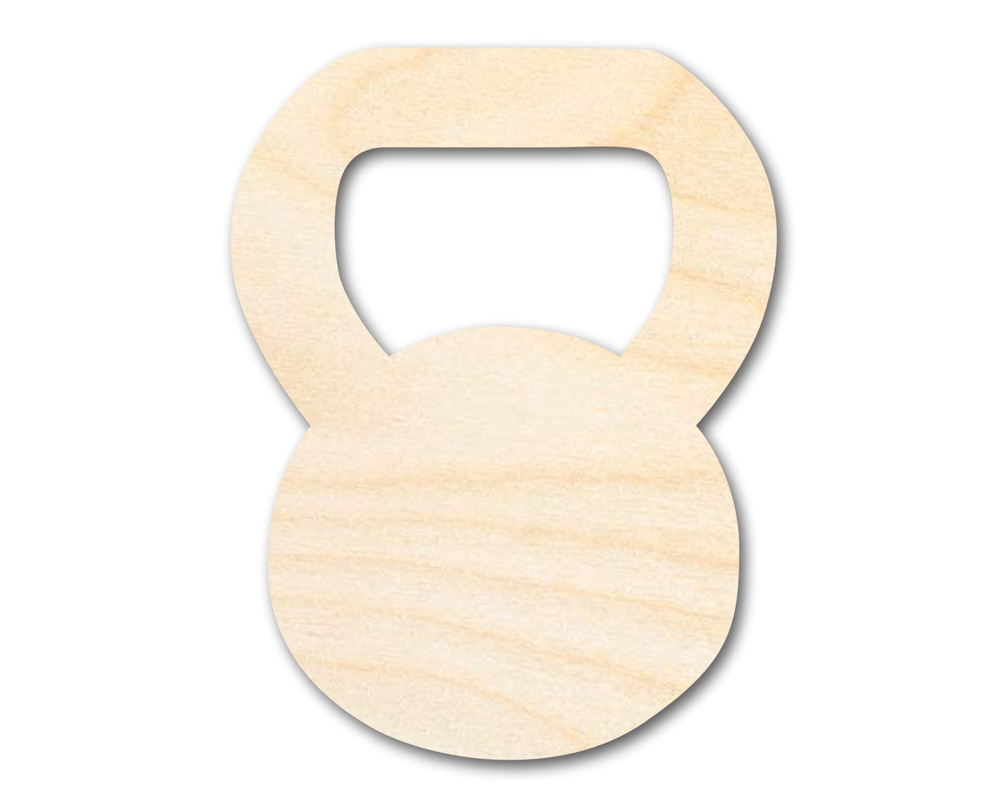 Unfinished Wood Kettle Ball Shape | Fitness Craft Cutout | up to 46" DIY - NameSigns.com